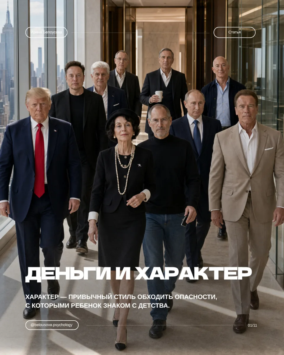 На любой характер можно посмотреть, как на привычный стиль обходить опасности, с которы...