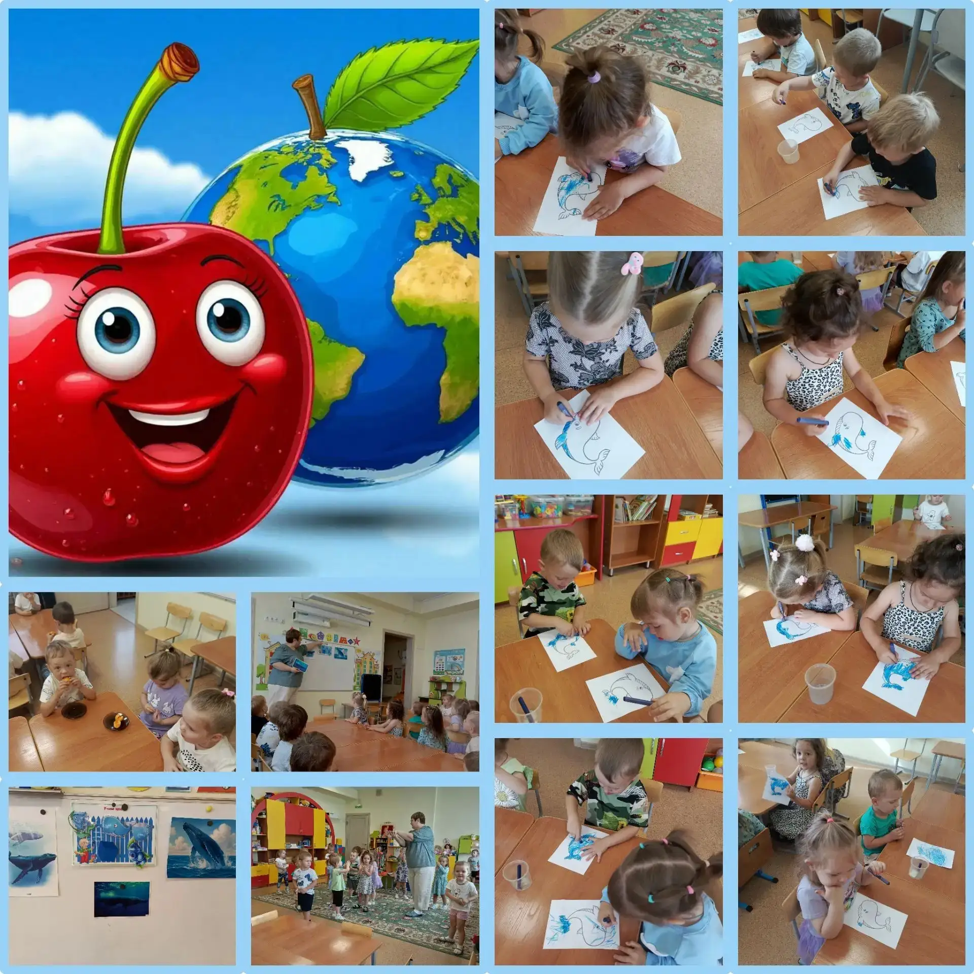 «Всемирный день кита в группе „Затейники“!» 🐋💙

Сегодня наши маленькие «Затейники» отправились в у