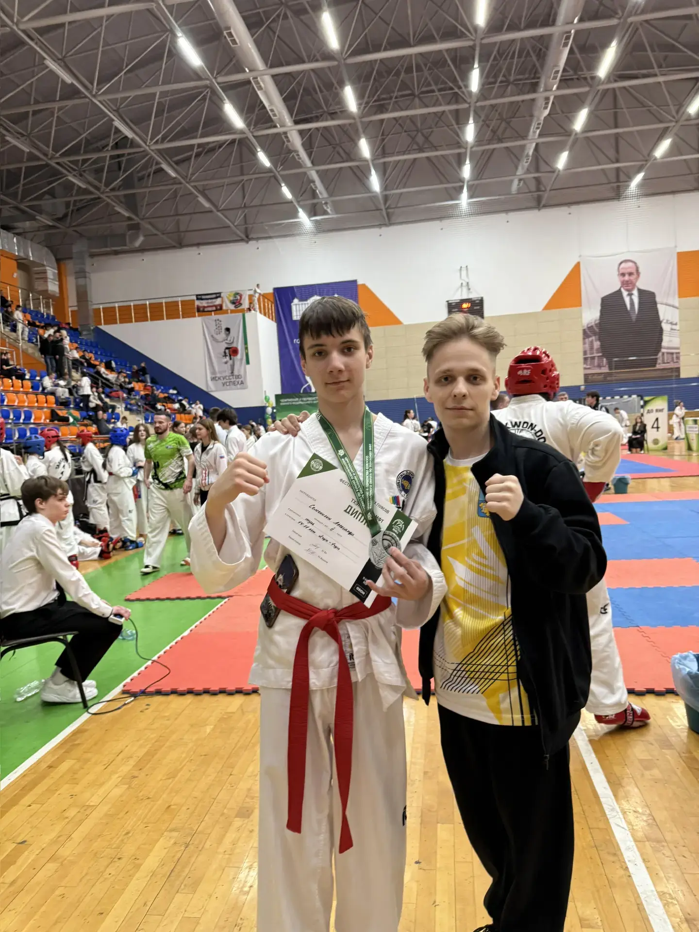 🌟 Триумф наших тхэквондистов на чемпионате ЮФО! 🌟  🎉 С гордостью сообщаем о блестящих результатах на