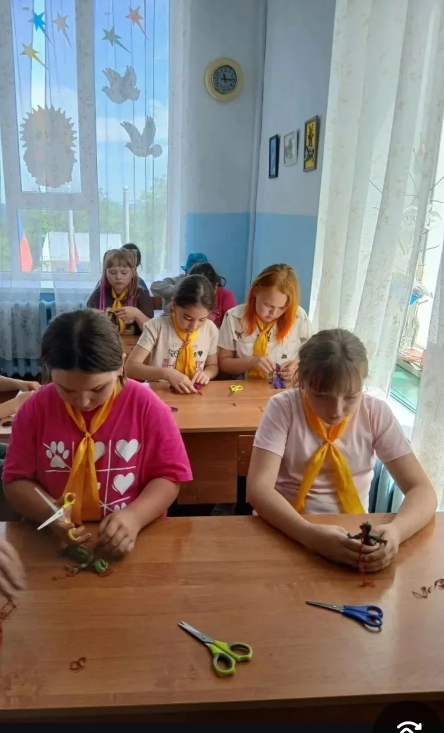 8 июня в рамках соцпартнерства с учащимися 2-го отряда летнего лагеря "Солнышко" СОШ №20, педагогом 