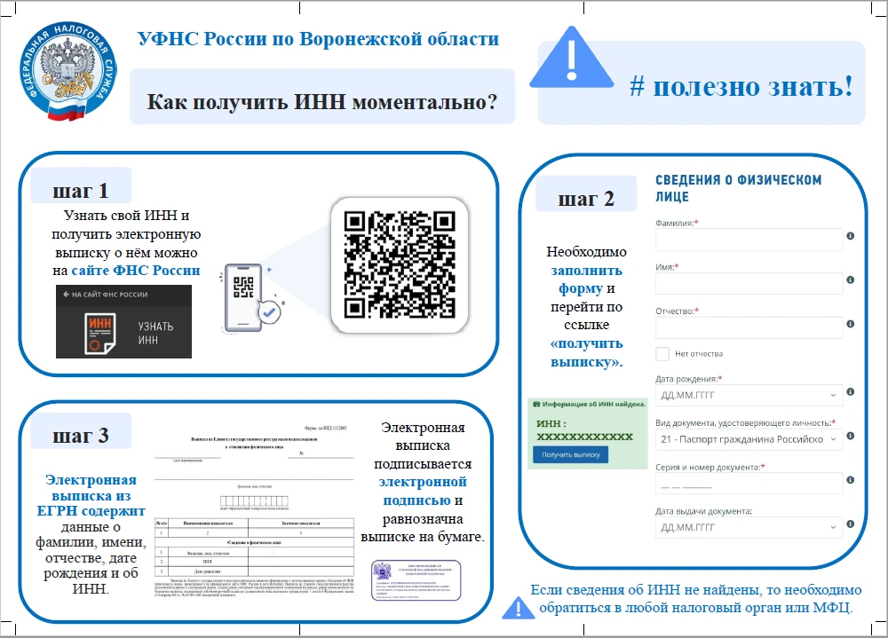 Как получить ИНН моментально?