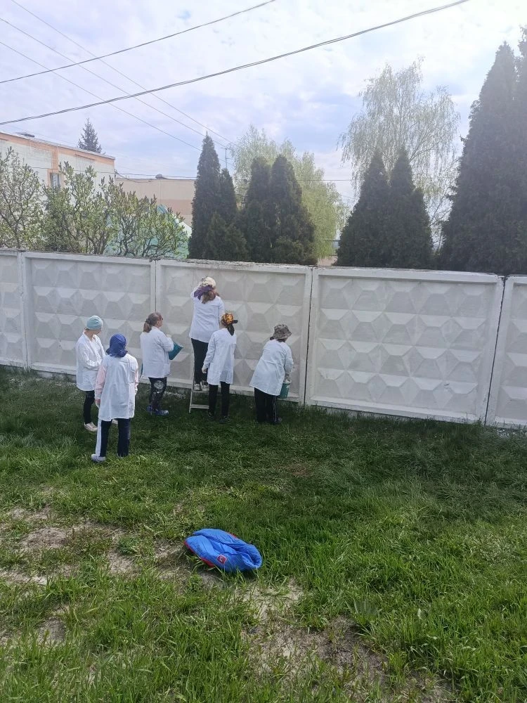 Наводим красоту: работы по благоустройству продолжаются ✨

На территории нашего учреждения полным хо