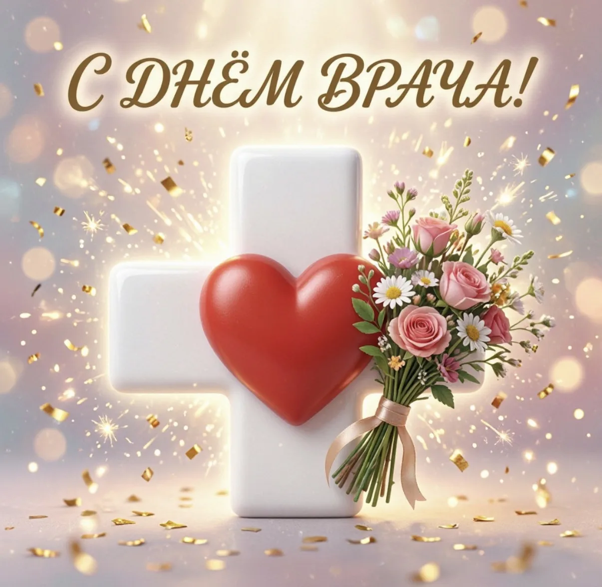 💐 Уважаемые коллеги! Поздравляем с Международным днём врача!