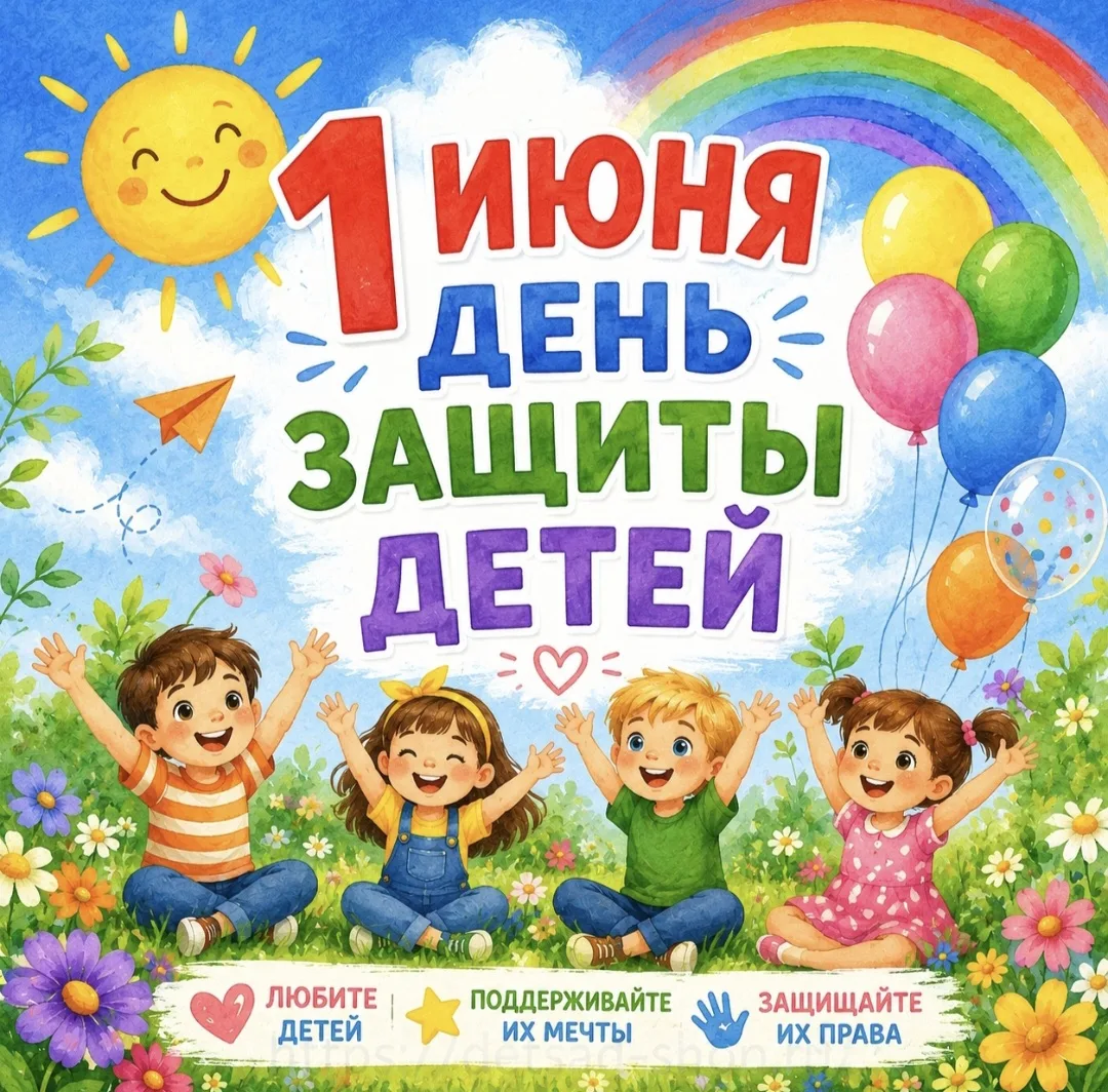 С Днём защиты детей! 🌈