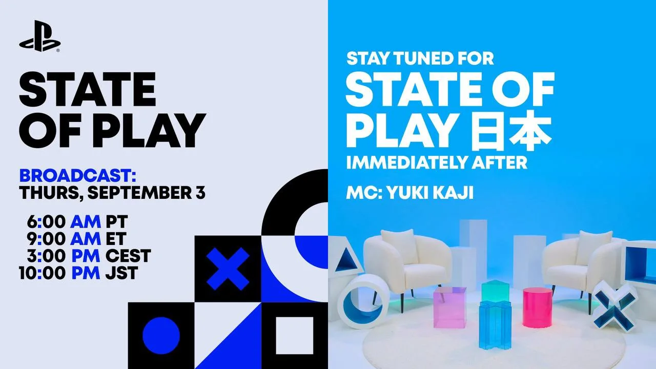 Sony устроит двойной State of Play 3 сентября