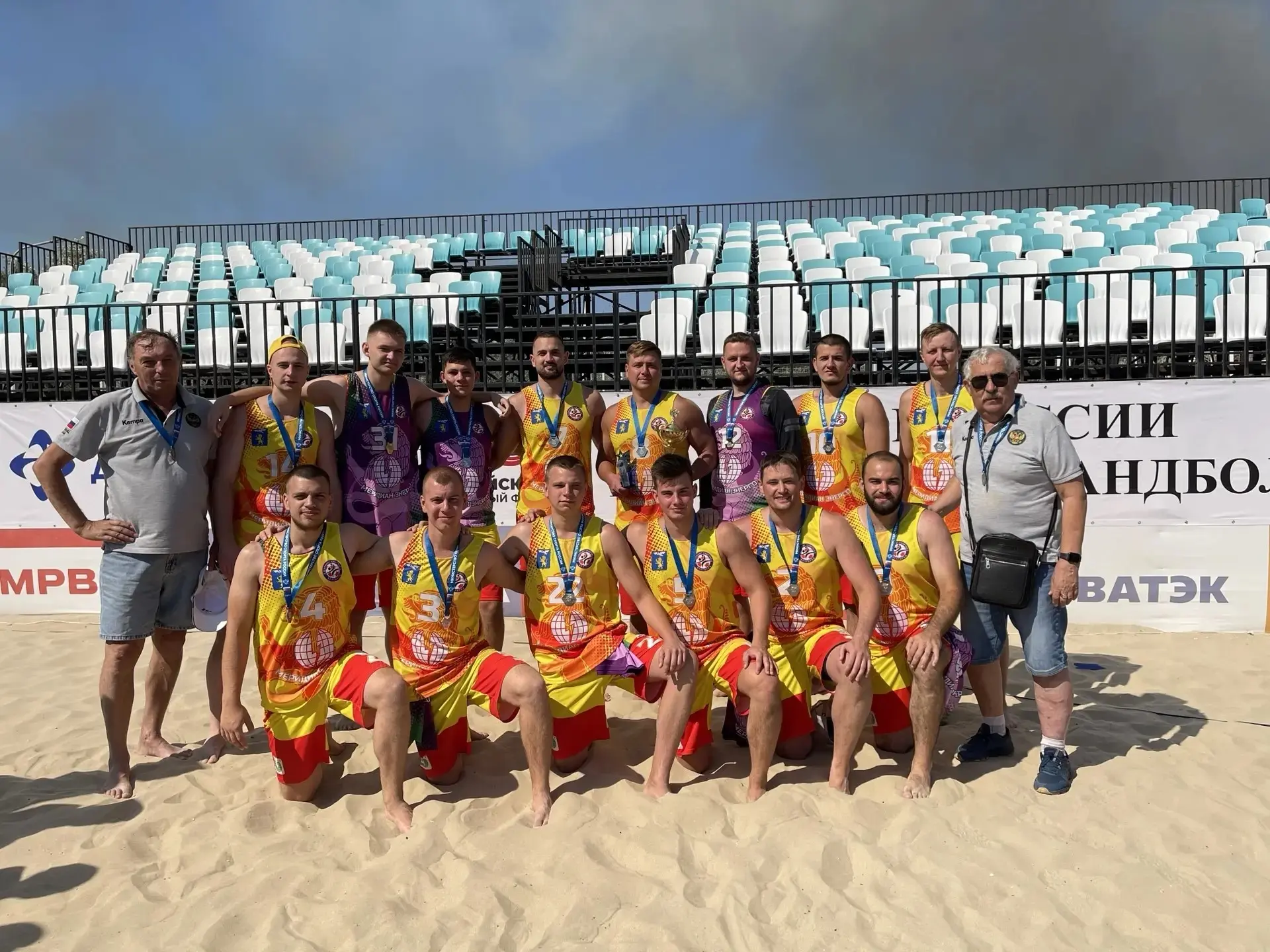 🤾‍ «Технолог-Спартак» — серебряные призёры Кубка России по пляжному гандболу! 🥈