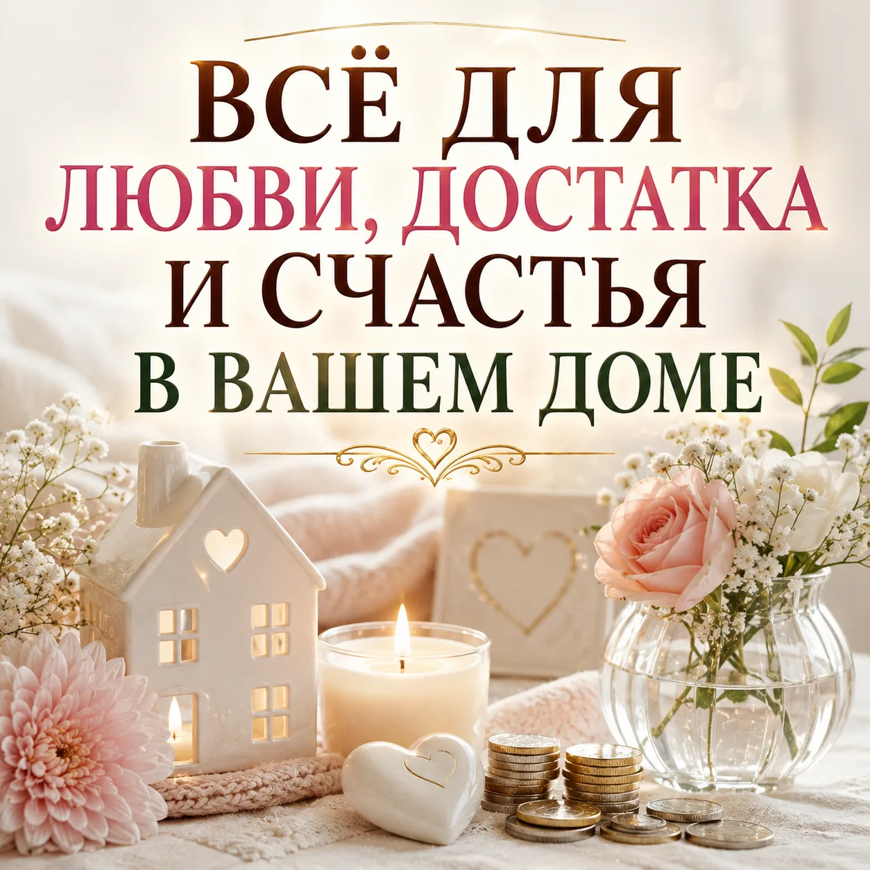 🏠 ВСЁ, ЧТО НУЖНО ДЛЯ СЧАСТЬЯ И ДОСТАТКА В ДОМЕ - В ОДНОМ МЕСТЕ