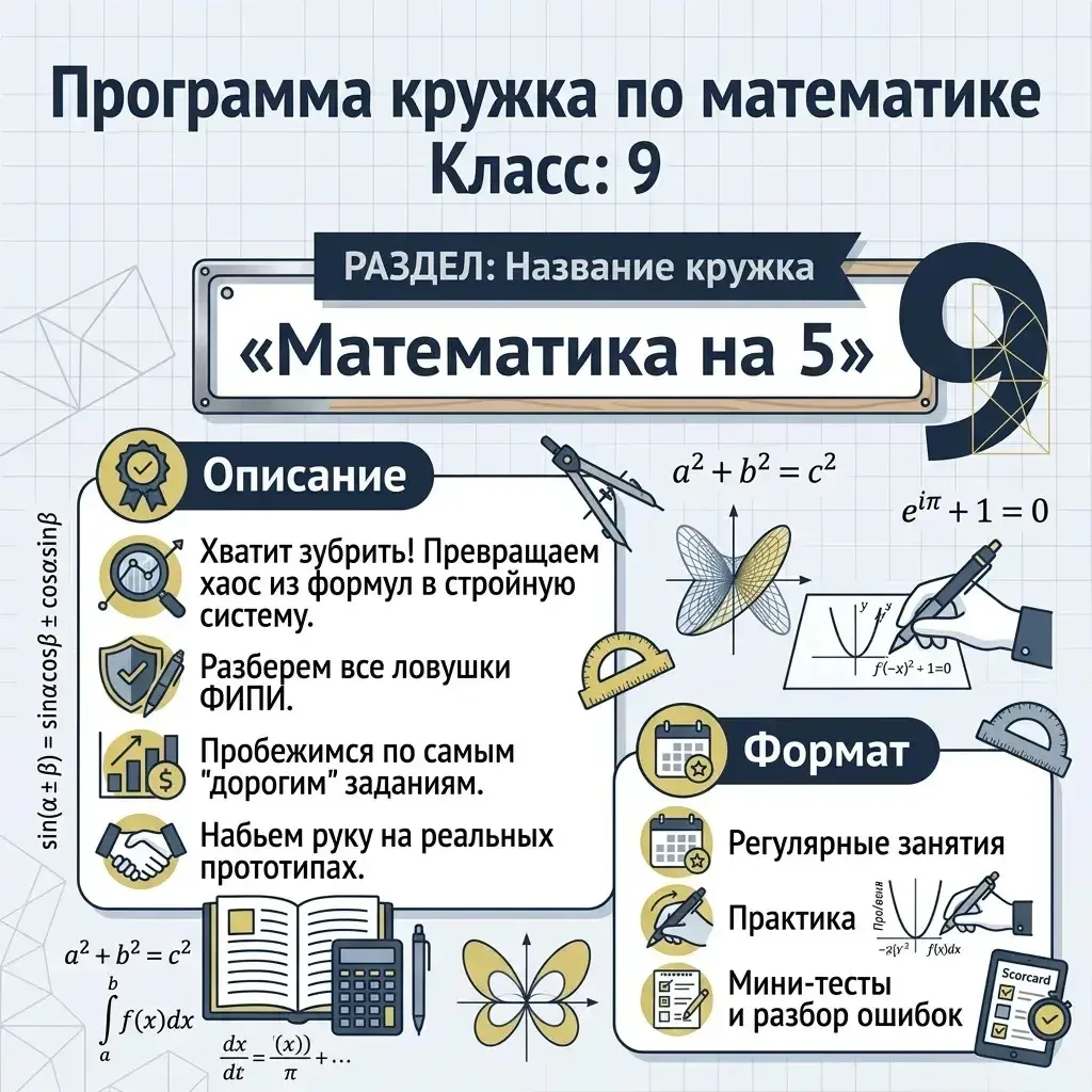 Основной государственный экзамен по математике — обязательное испытание, влияющее на получение аттес