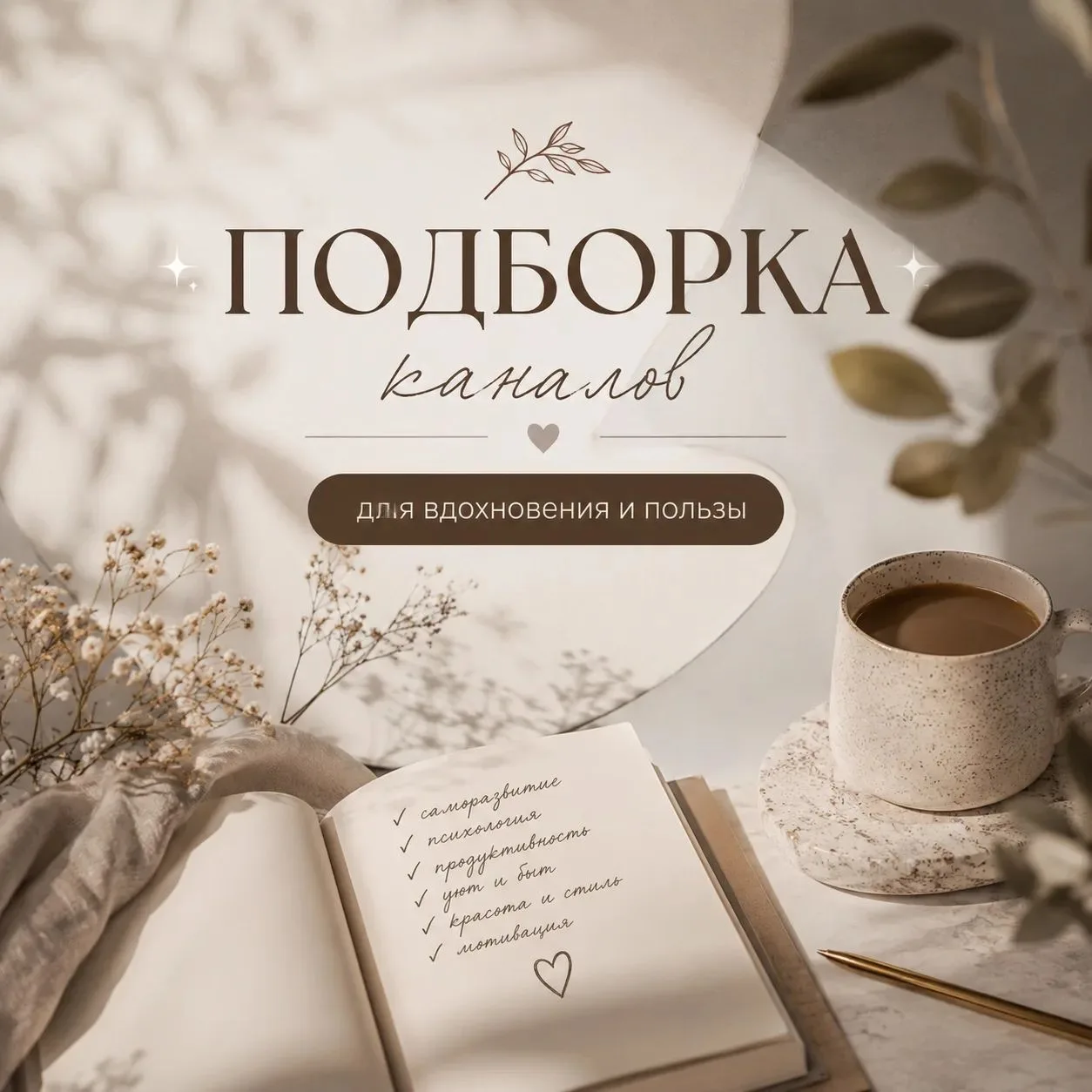 🌷ПОДБОРКА КАНАЛОВ ДЛЯ ВАС