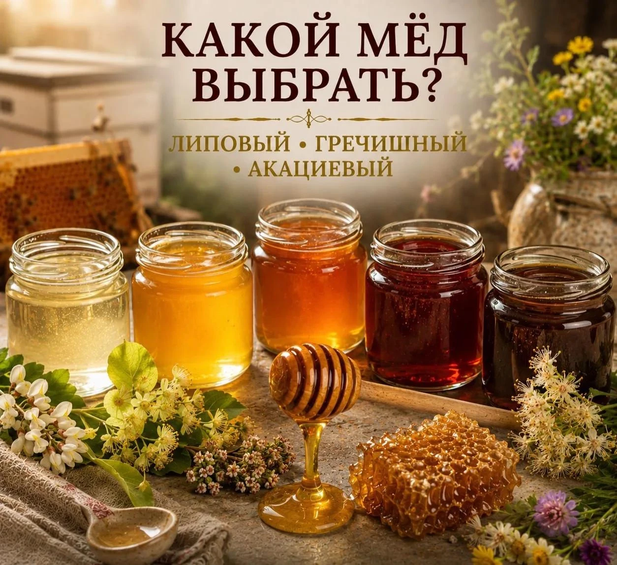 Мёд — не одинаковый!