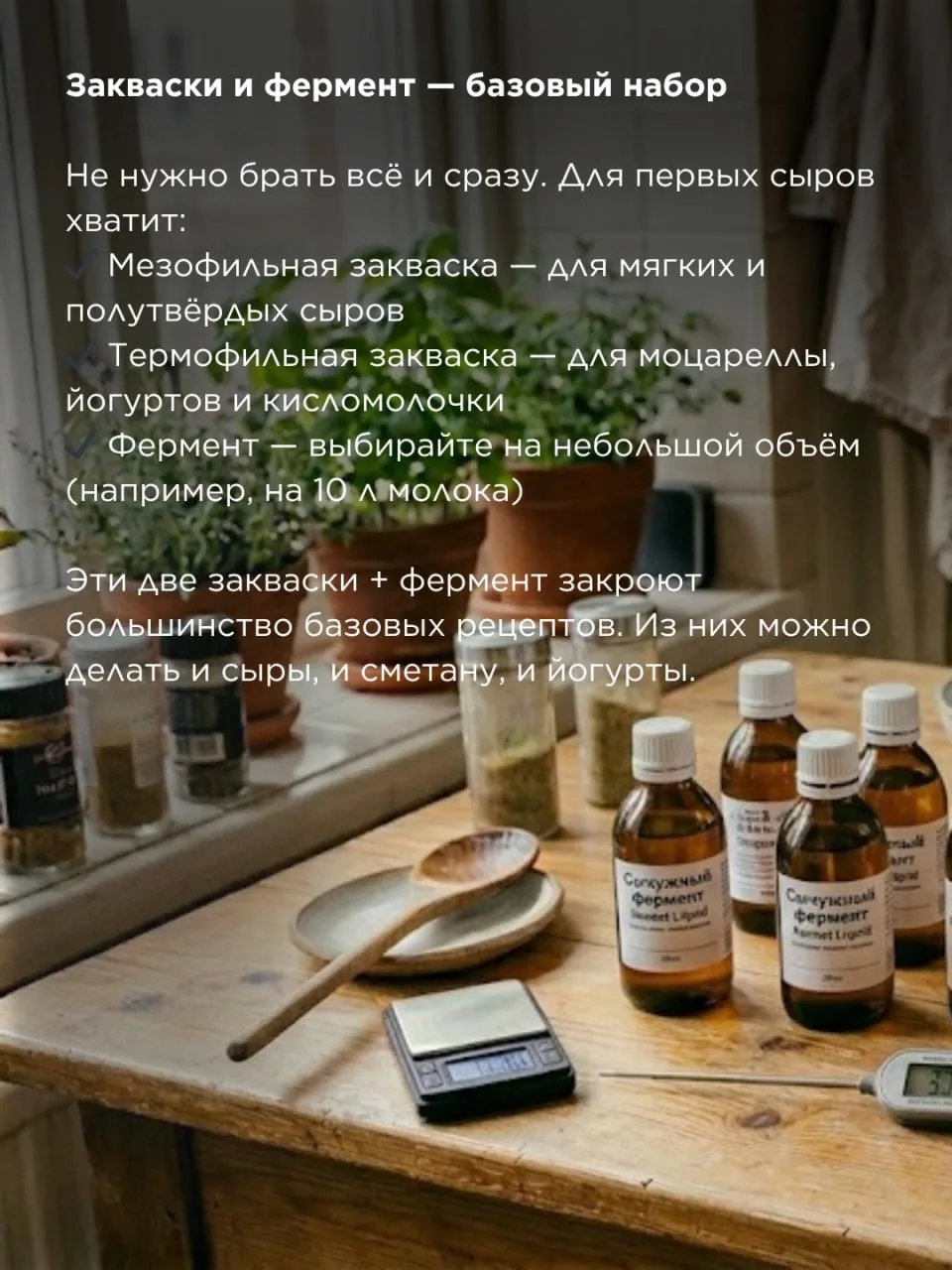 ✔️ Что купить для сыроделия в первую очередь, если бюджет ограничен?  Думаете, что сыроделие — это д