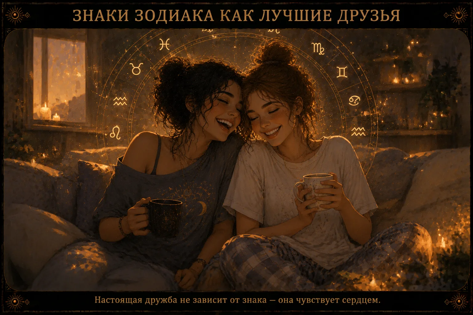 🤝 Знаки зодиака как лучшие друзья

У каждого знака свой стиль дружбы. Кто-то всегда придёт на помощ