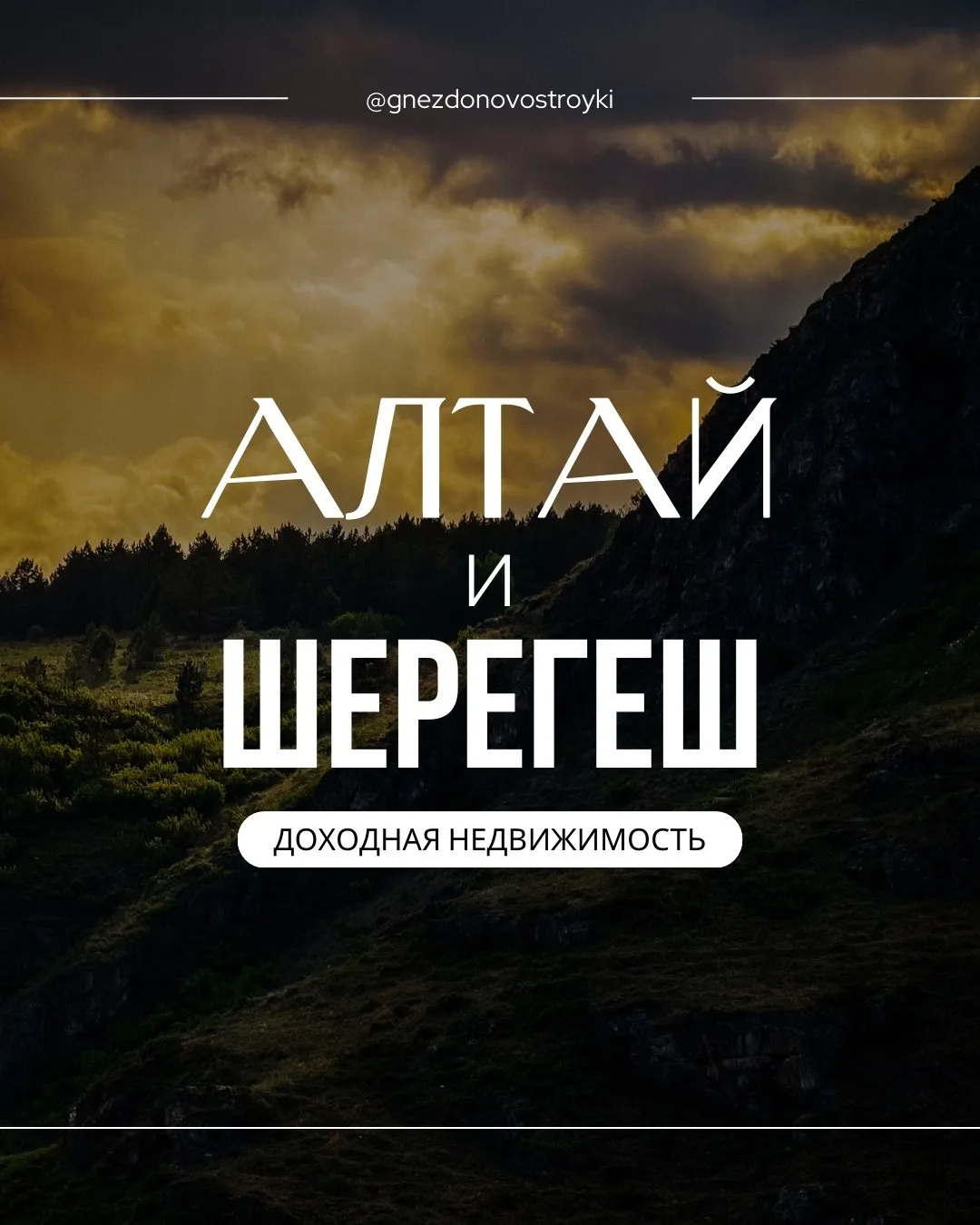 📈Собрали в карусели актуальные варианты доходной недвижимости на Алтае и в Шерегеше!