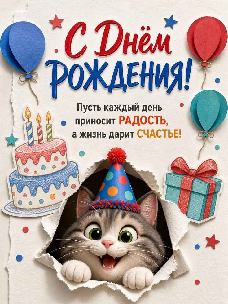 Поздравляем с Днём рождения! 🎂🎁