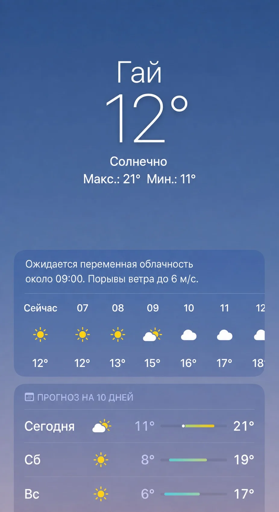 Доброе утро, Гай!