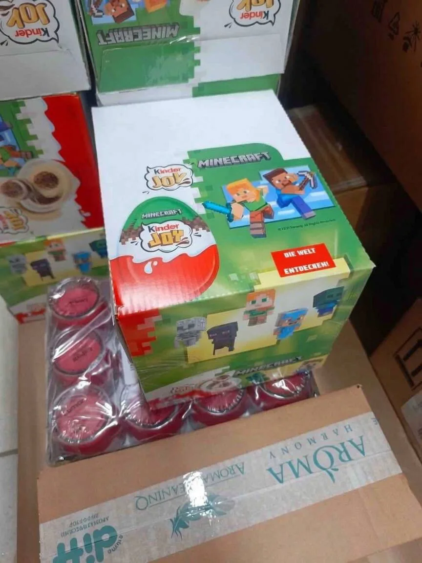 🍫⛏️ Kinder Joy по Minecraft уже начали появляться в магазинах «Магнит» по всей России.

Пора готови