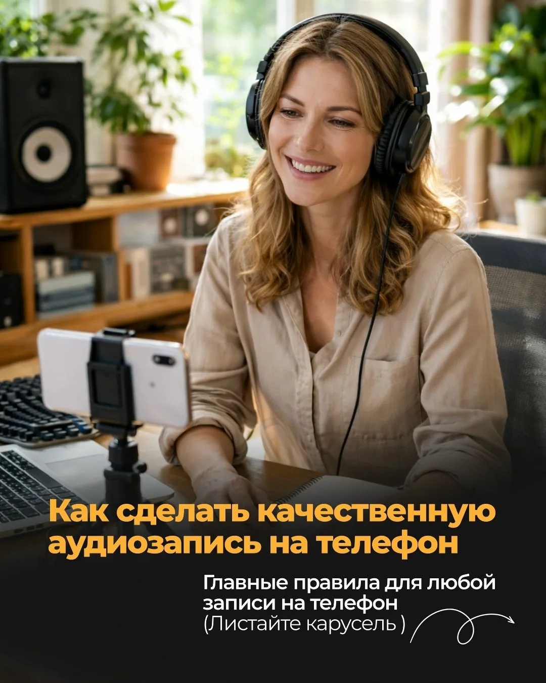 ❓Вопрос на сто тыщ: а можно ли записать качественный звук на телефон?