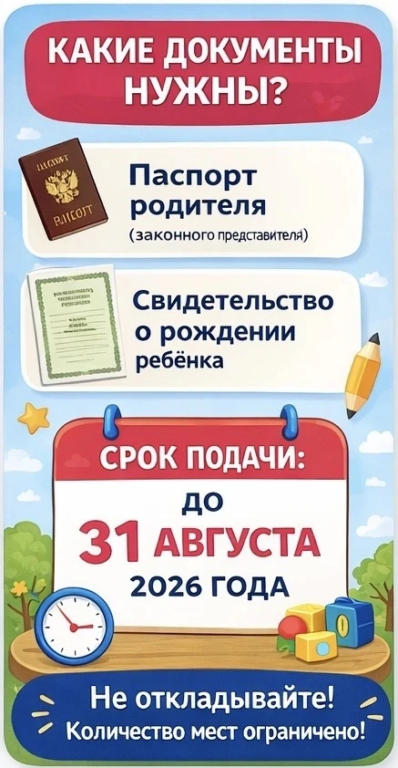 Уважаемые родители (законные представители) детей дошкольного возраста!