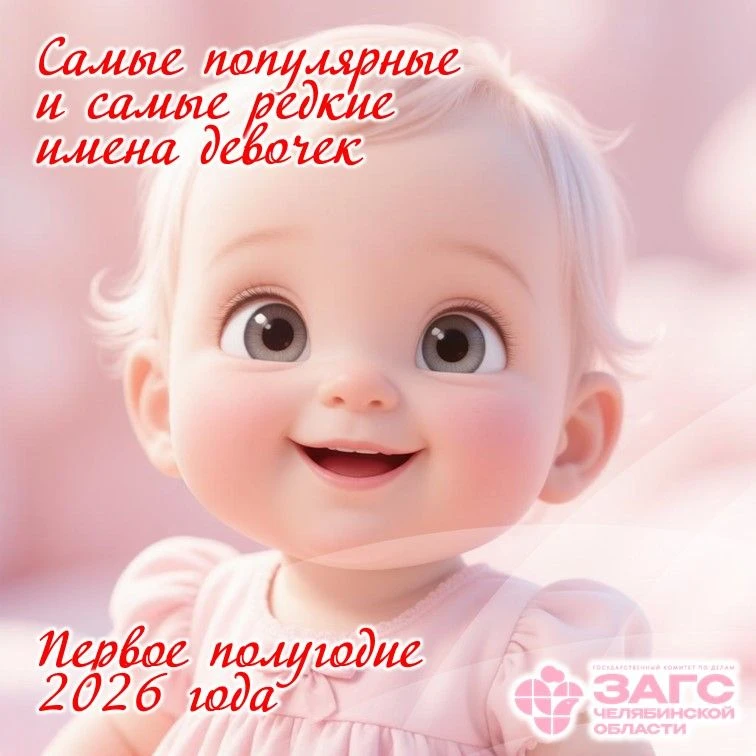 Итоги полугодия: какие имена выбирают для девочек в Челябинской области?