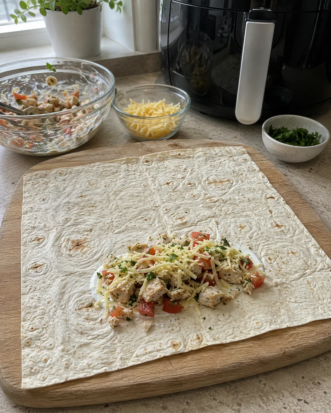 🌮 ХРУСТЯЩИЕ КОНВЕРТИКИ ИЗ ЛАВАША С КУРИЦЕЙ И СЫРОМ
