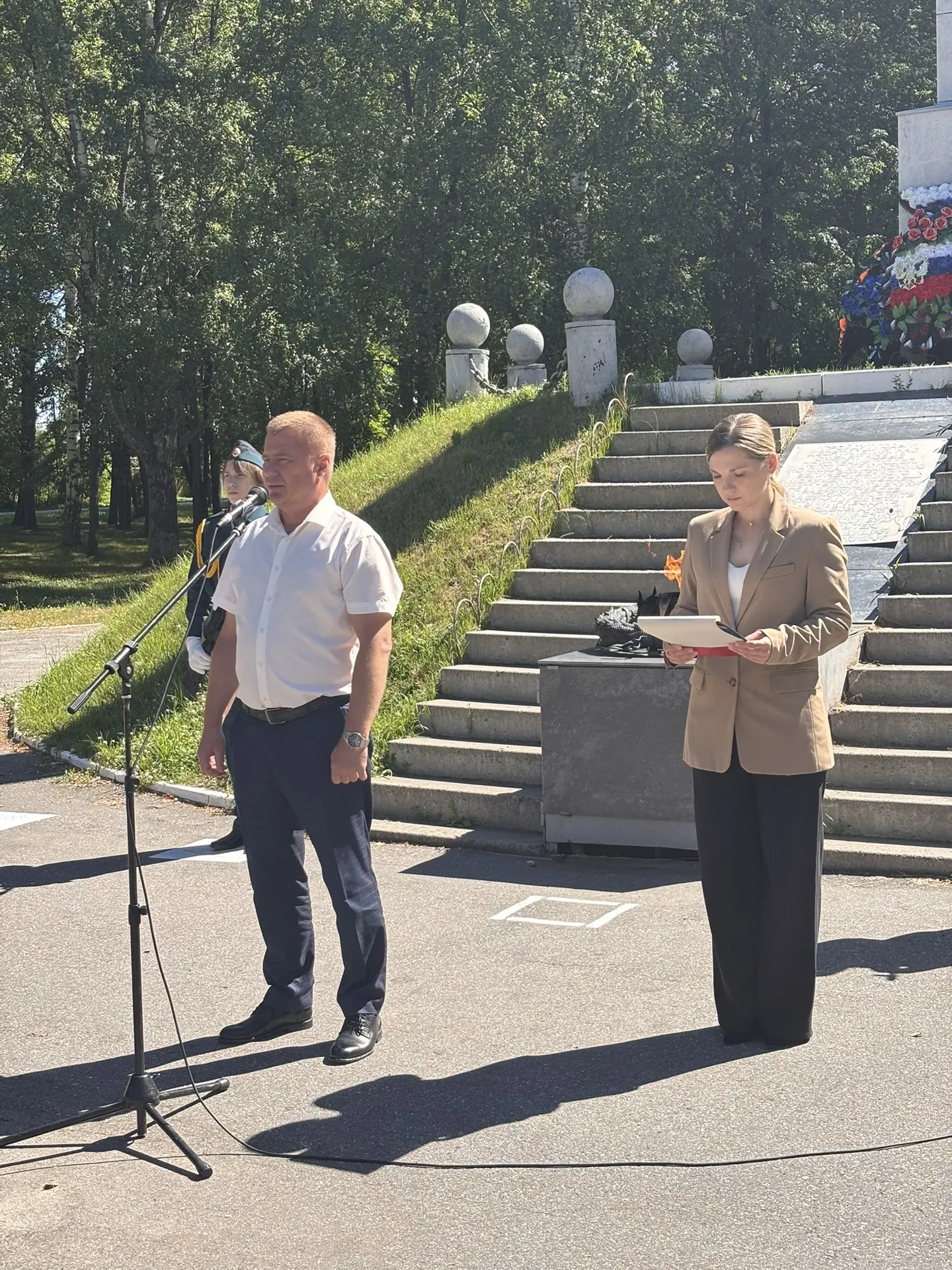 🕯️Никто не забыт, ничто не забыто! 

🇷🇺Сегодня, в День памяти и скорби, в Парке Победы состоялся 