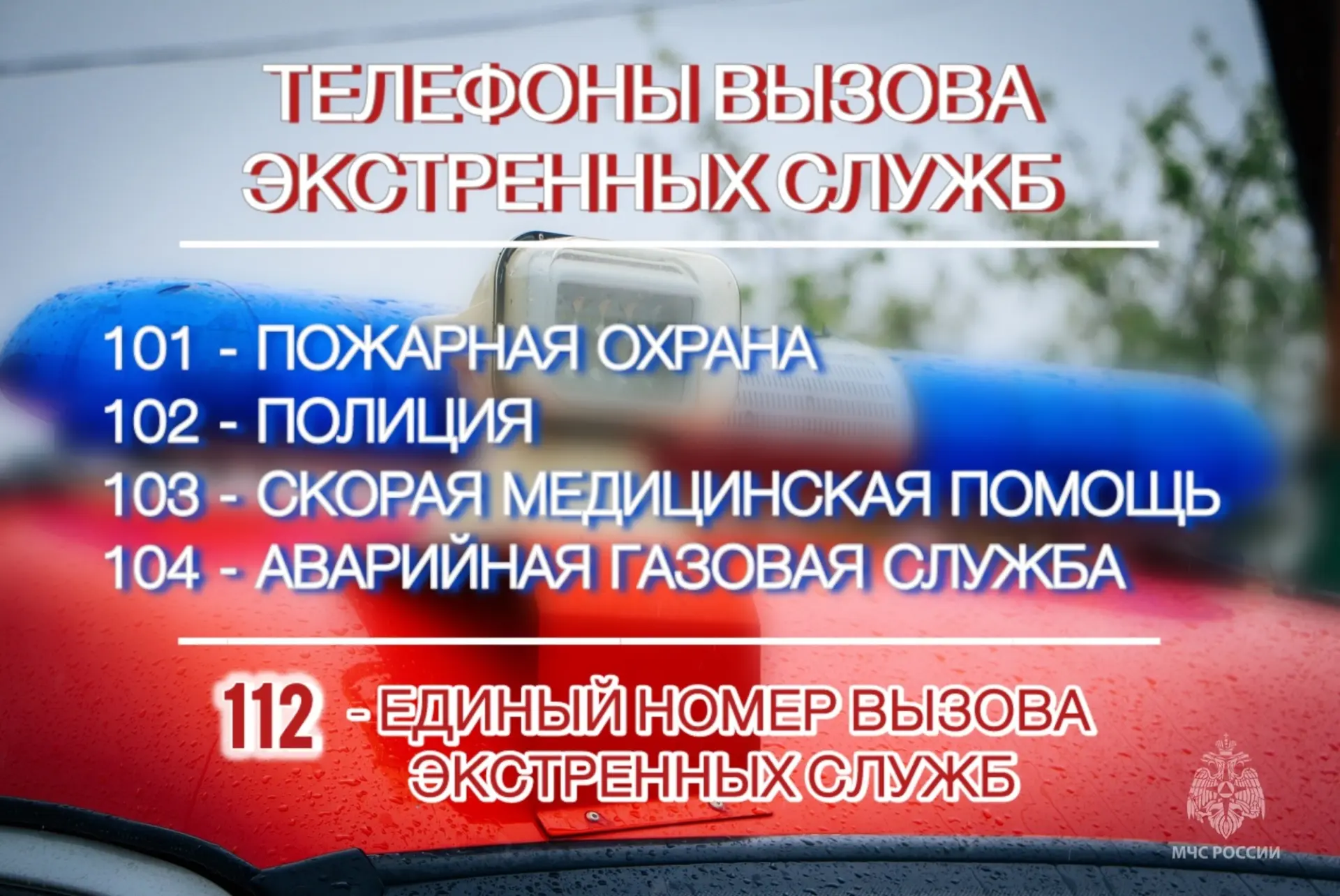 Правила вызова экстренных служб☎