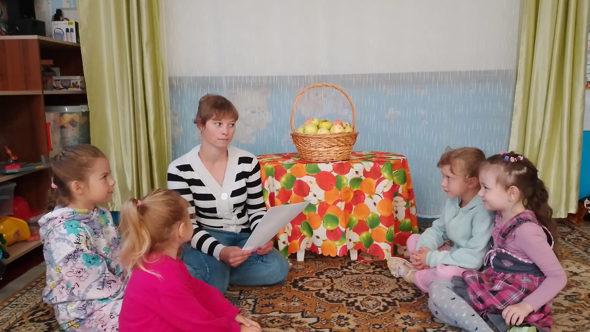 Как мы отмечали Яблочный Спас в детском саду!