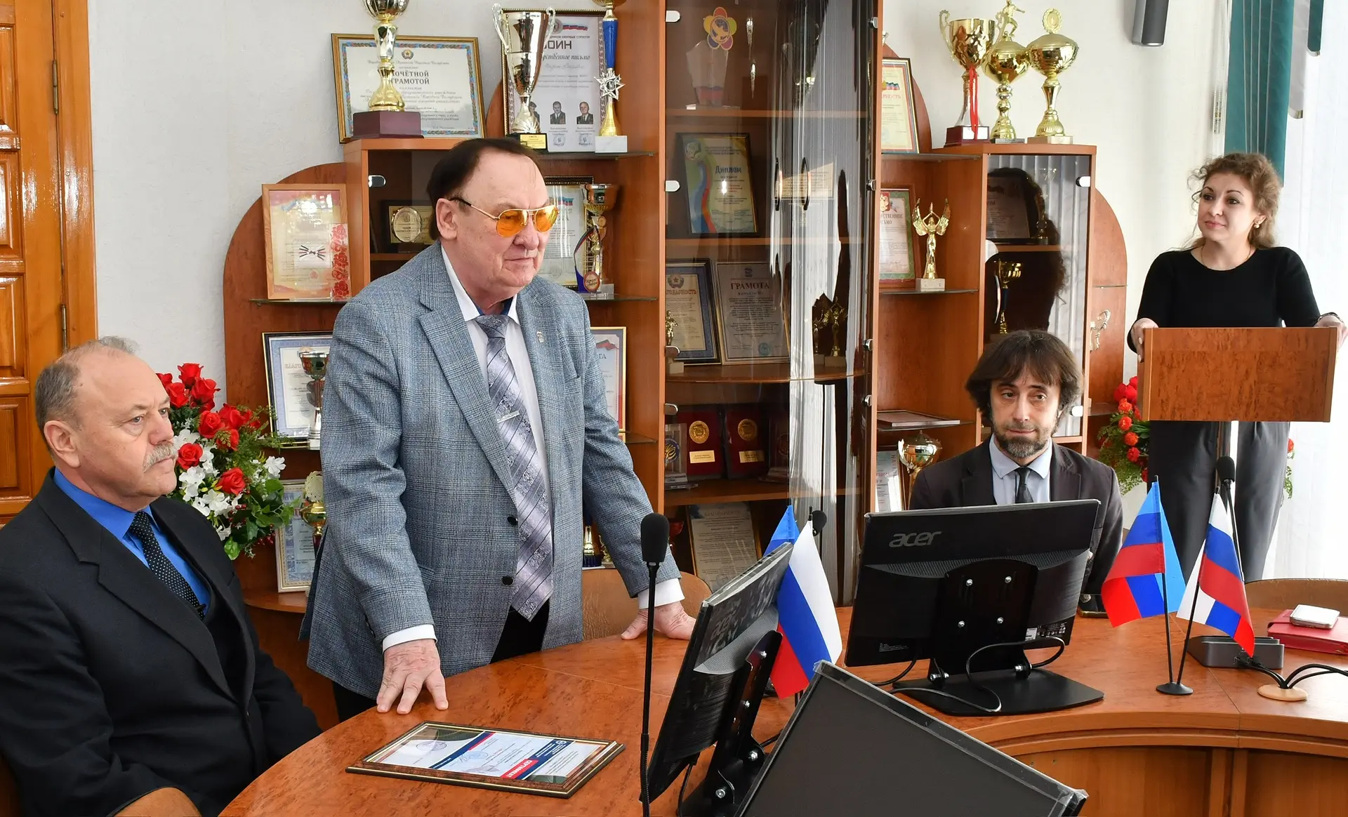 В ЛГАУ наградили знатоков истории России🤝🏻  🌟В Луганском государственном аграрном университете имени