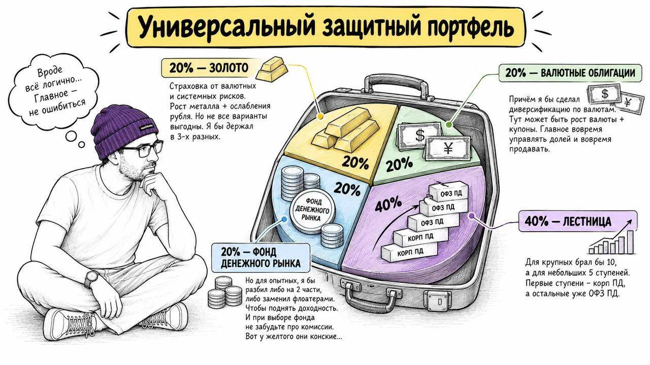 Универсальный защитный портфель 👆