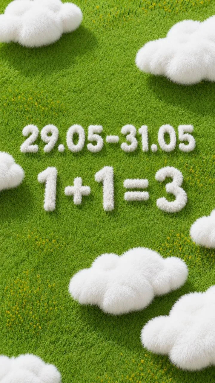 Что можно купить по акции 1+1=3?