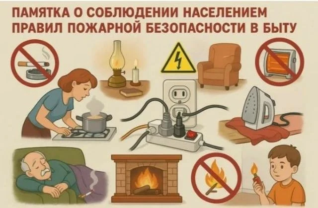 ПАМЯТКА ПО ПОЖАРНОЙ БЕЗОПАСНОСТИ