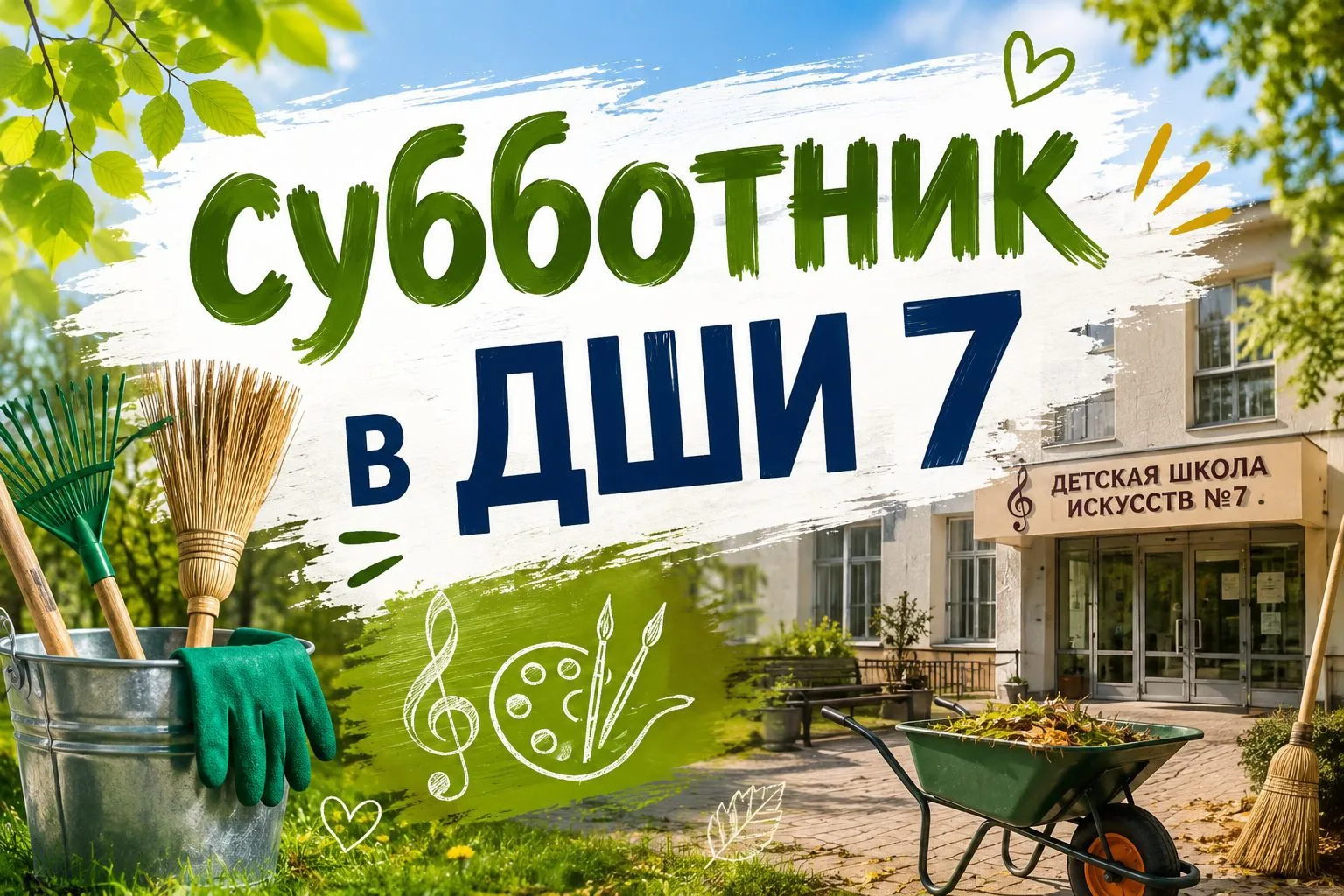 В преддверии нового учебного года коллектив Детской школы искусств № 7 принял участие в...