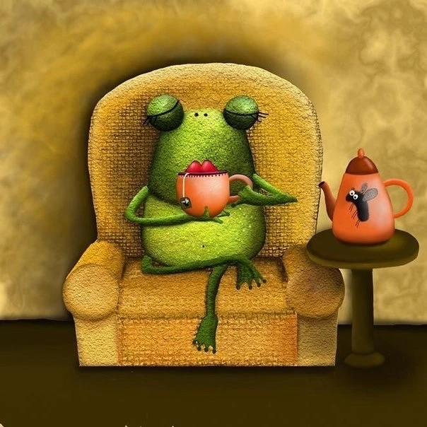 На часах - утро.☀️
За окном - лето 
В чашке - кофе...☕️
Жизнь продолжается!... 
И это очень хорошо!
