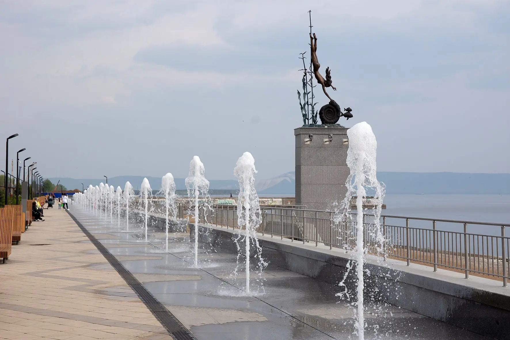 ⛲ Фонтаны, пока, до весны! Сезон фонтанов в Тольятти завершается...
