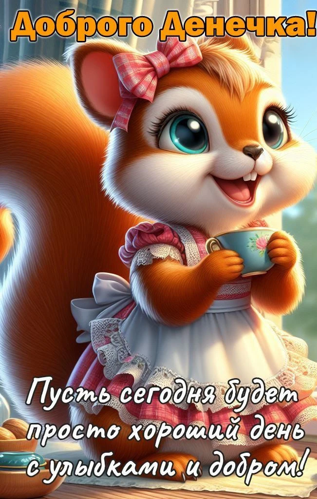 Хорошего дня

❤️😍🔥👍 — ставьте реакции, пересылайте друзьям и близким 
                 
💌Открытк