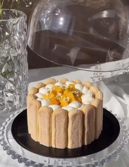Торт Шарлотта с манго
