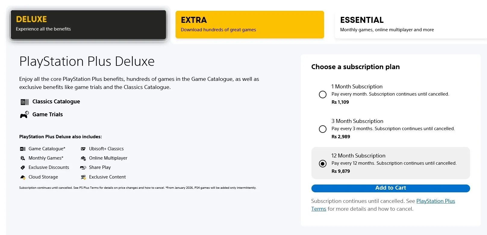 В Турции подорожали все подписки PS Plus  PS Plus Essential: • 1 месяц – 400 ₺ (было 270 ₺) • 3 меся