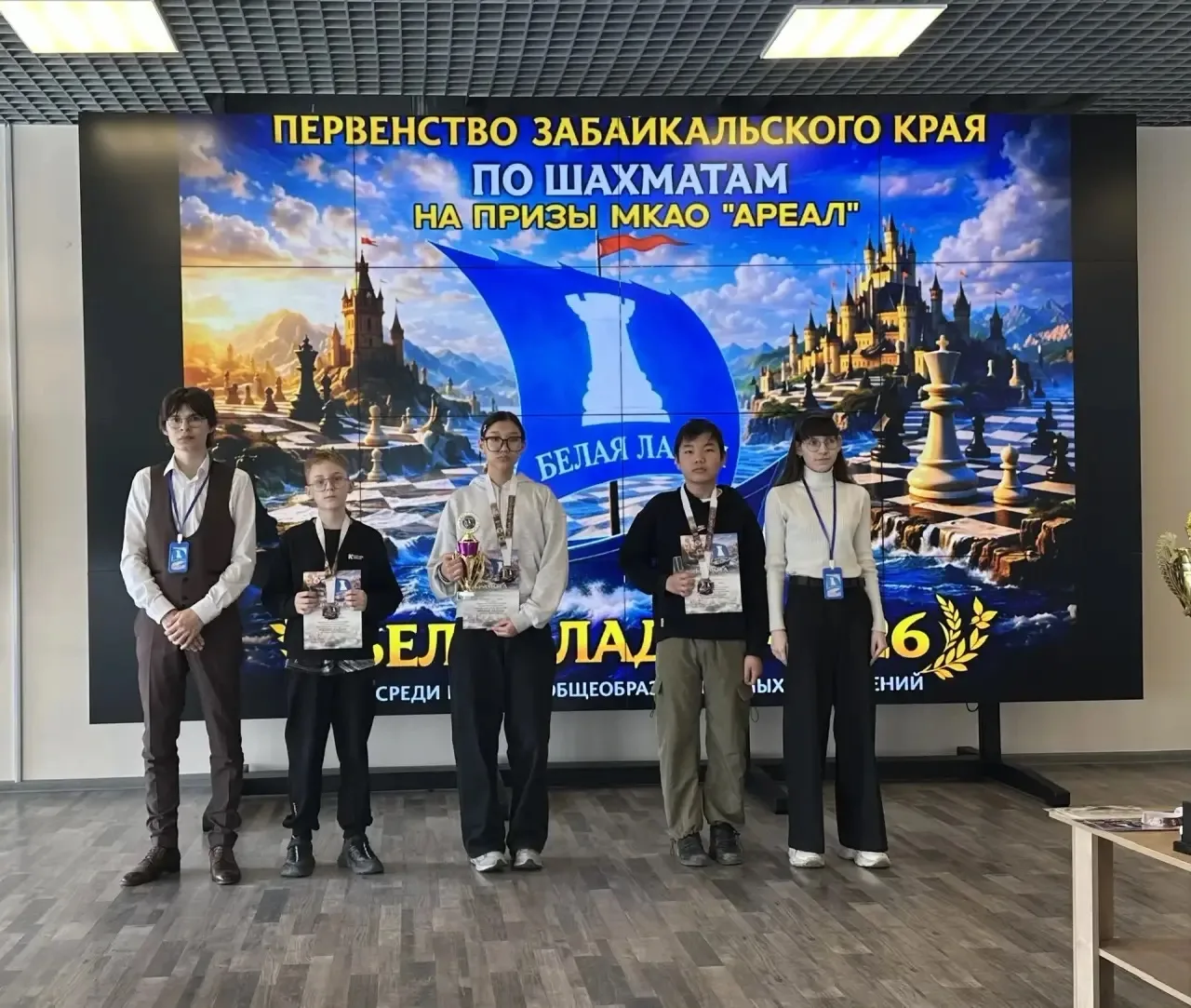 🏆 Агинская СОШ №1 — абсолютный чемпион Забайкалья 2026 года!  📋 Составы команд Агинской СОШ №1:  АСО