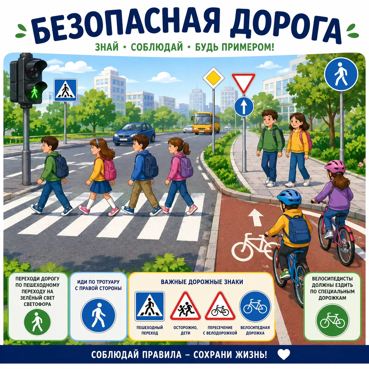 #Познавательный час «Безопасная дорога».