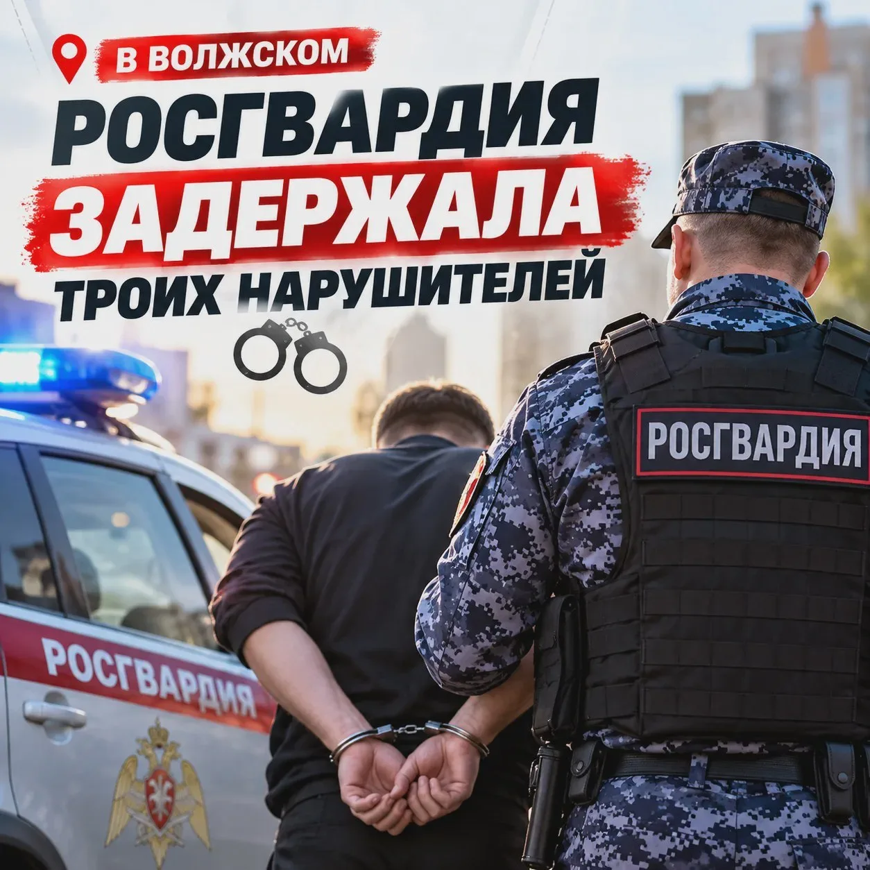 В Волжском за неделю задержали троих мужчин