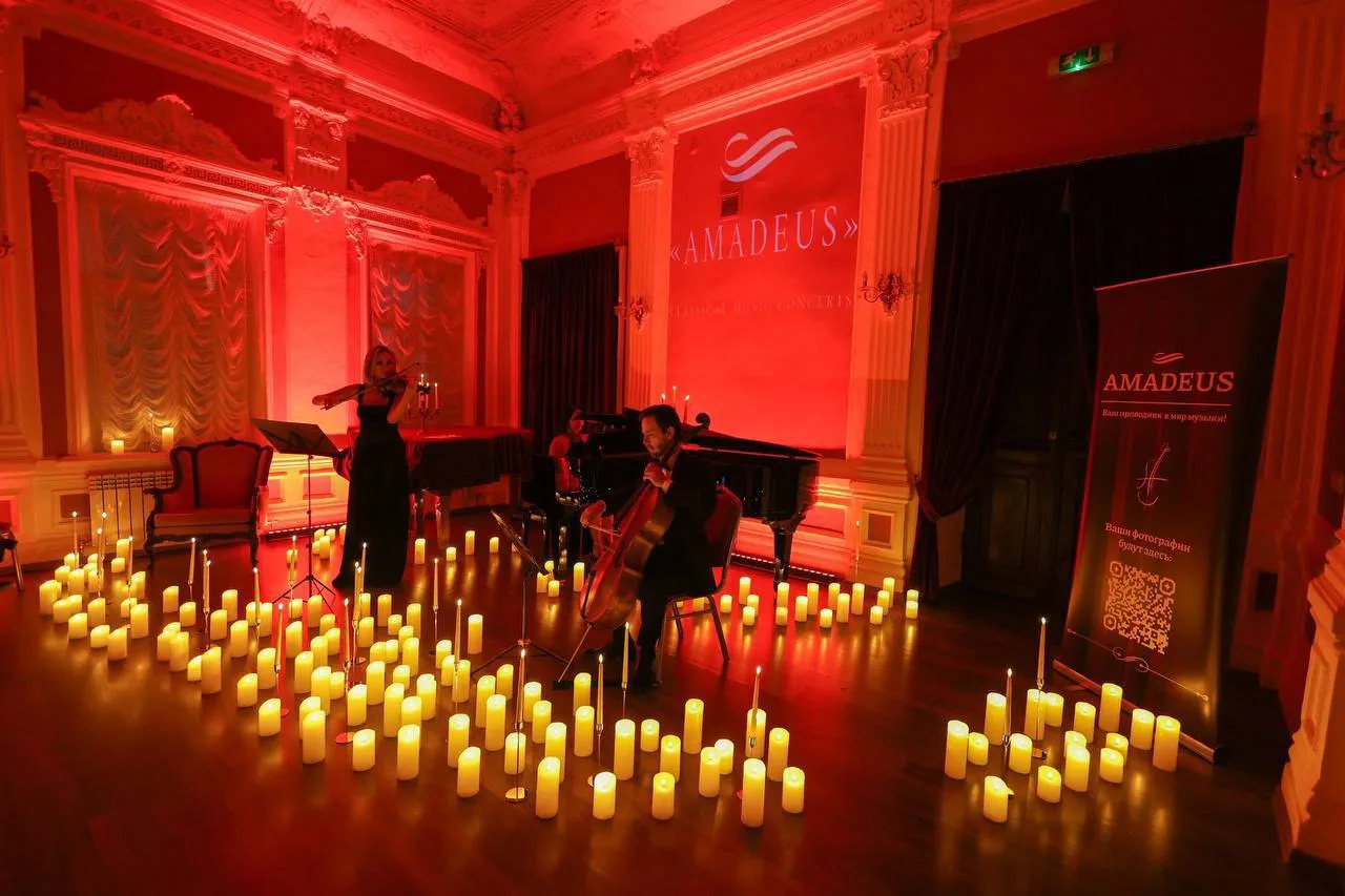 🕯️ Красивый концерт советской музыки при свечах от бренда концертов AMADEUS