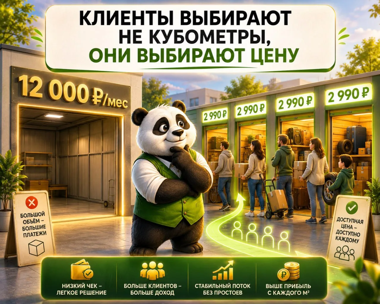 Почему маленькие кладовки часто выгоднее больших

До того как я глубоко погрузился в рынок кладовых,