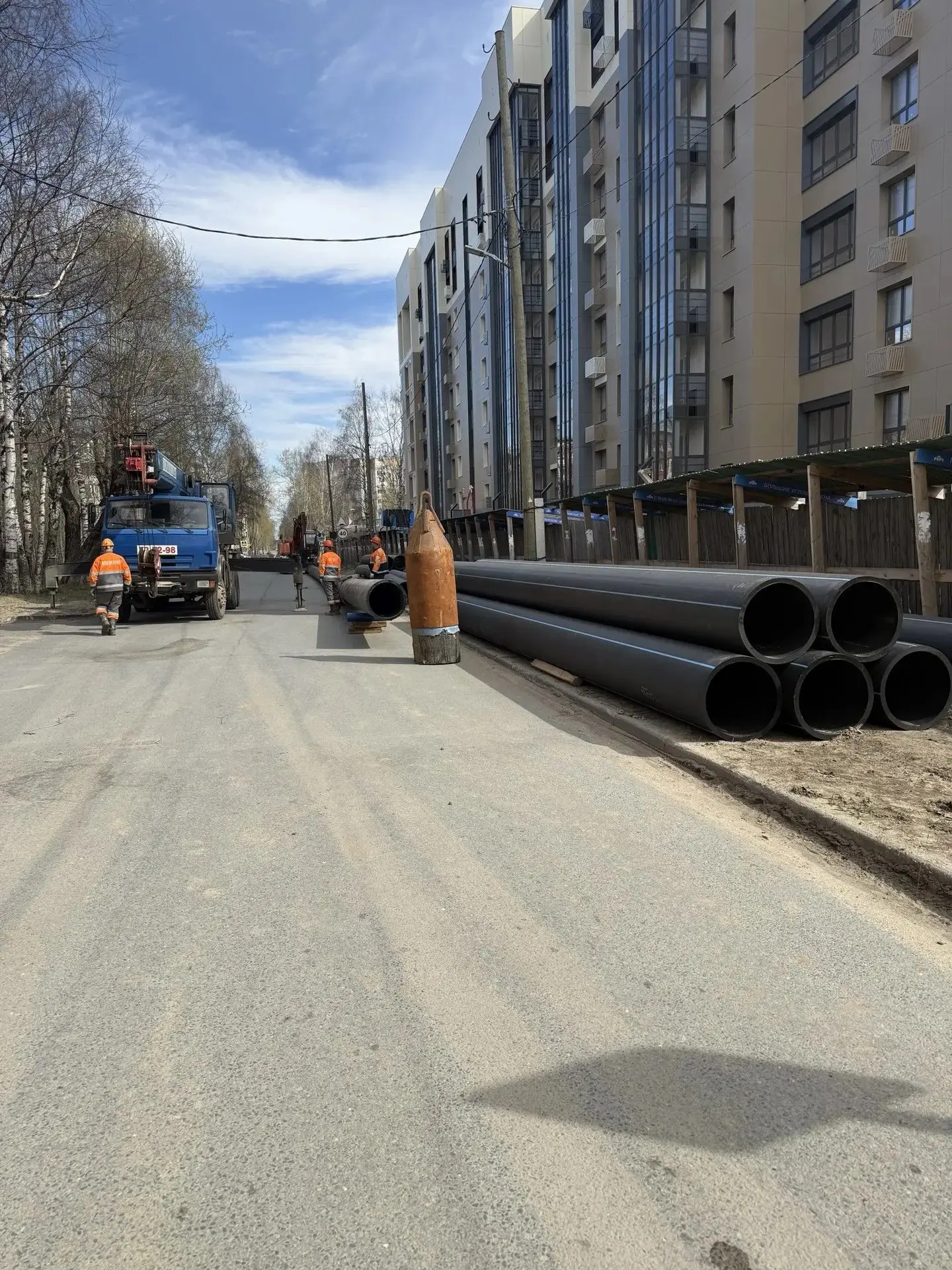 🛠 В рамках капитального ремонта начались работы по перекладке канализационного "Коллектора №3 от ул.