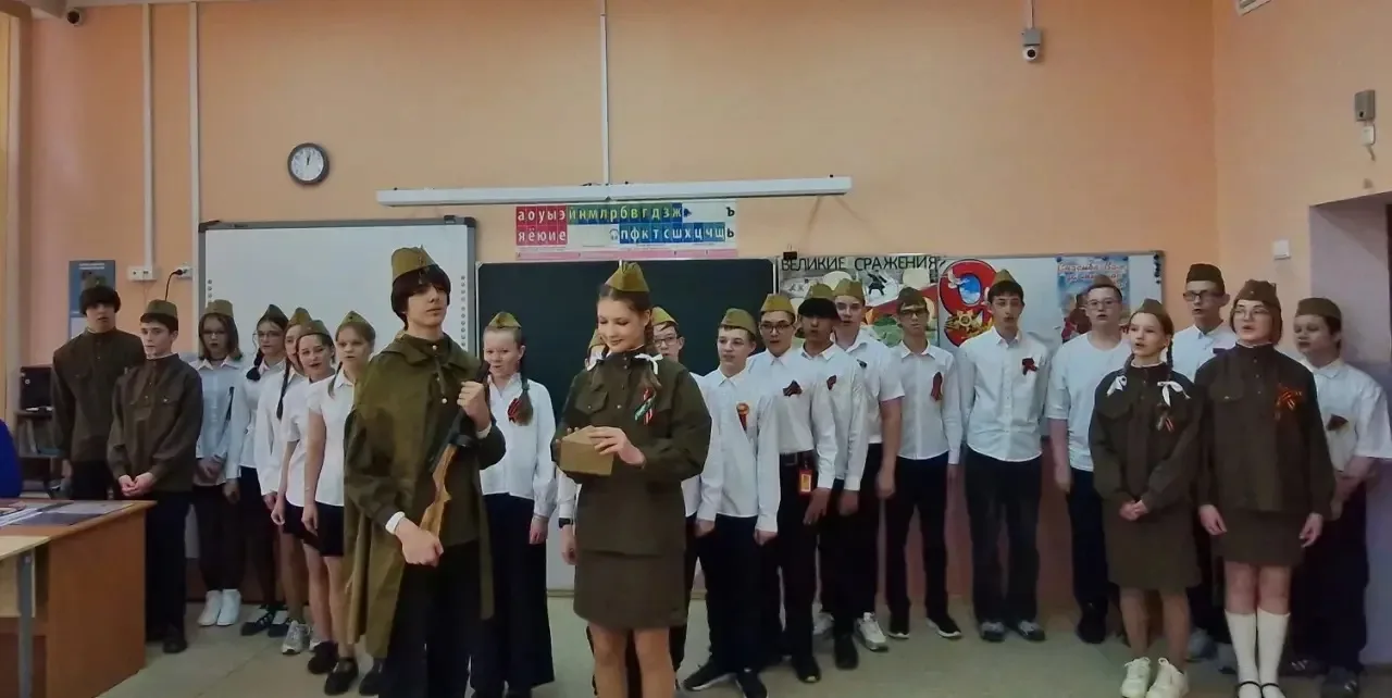 Неделя Памяти в #школа17 продолжается…. #9Мая #помнимгордимся