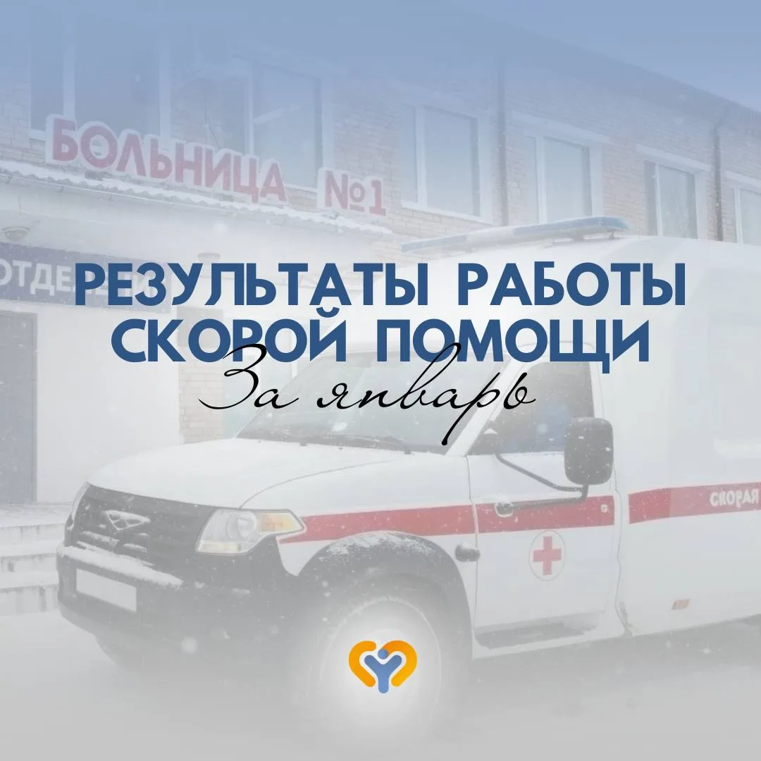 🚑 В январе наши специалисты скорой медицинской помощи выполнили 2273 вызова, из которых:  Экстренные