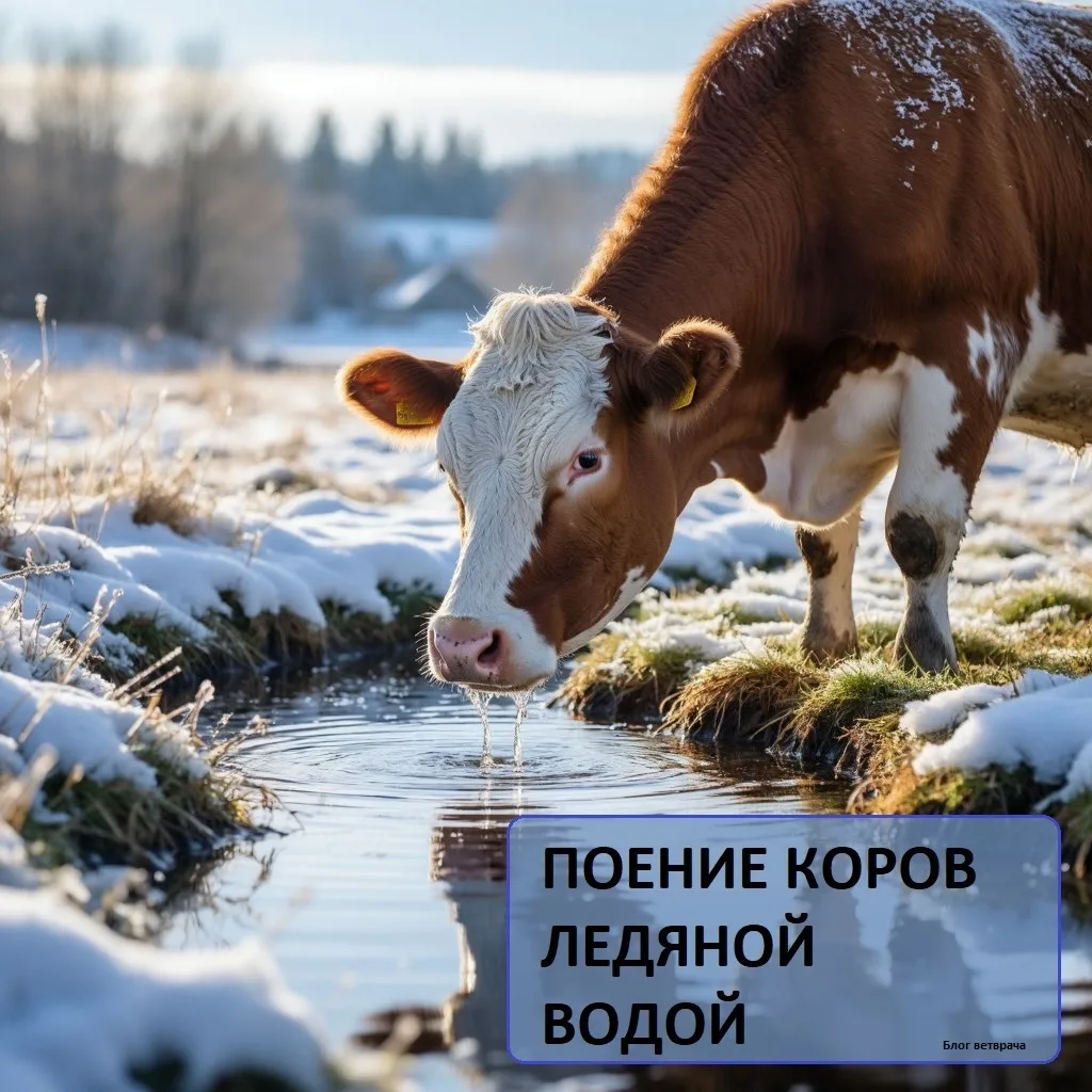 ⛔ПОЕНИЕ КОРОВ ЛЕДЯНОЙ ВОДОЙ