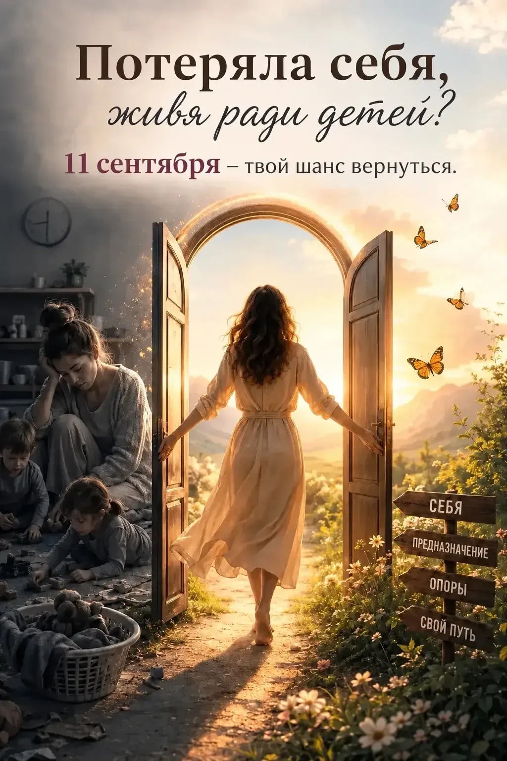 Иногда мама так долго живёт ради детей, что в какой-то момент перестаёт понимать: а где...