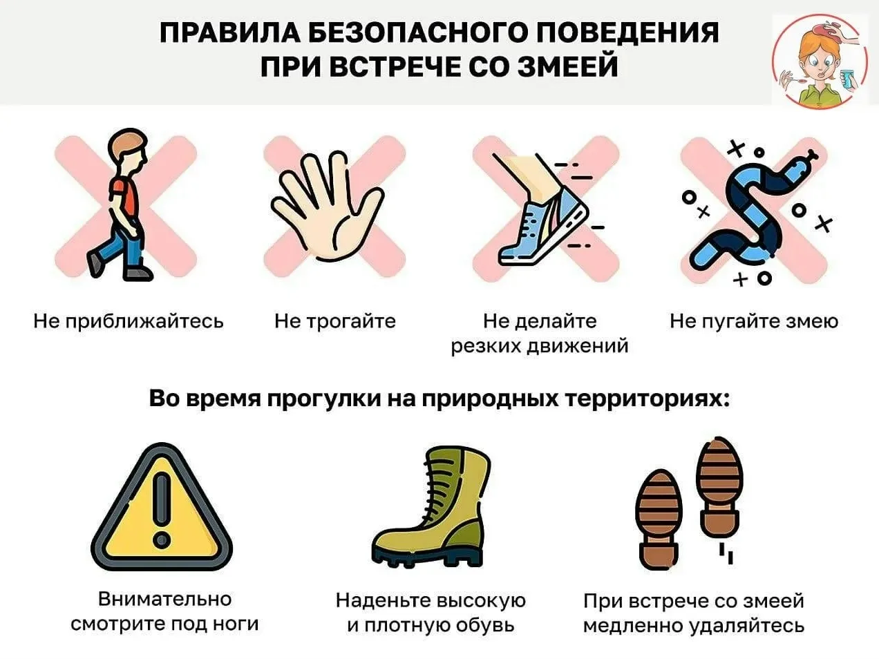 Медведково | Бабушкинская | Свиблово | Москва🏡

#полезно_знать 
Укусила змея — что делать? 
 
1⃣ По