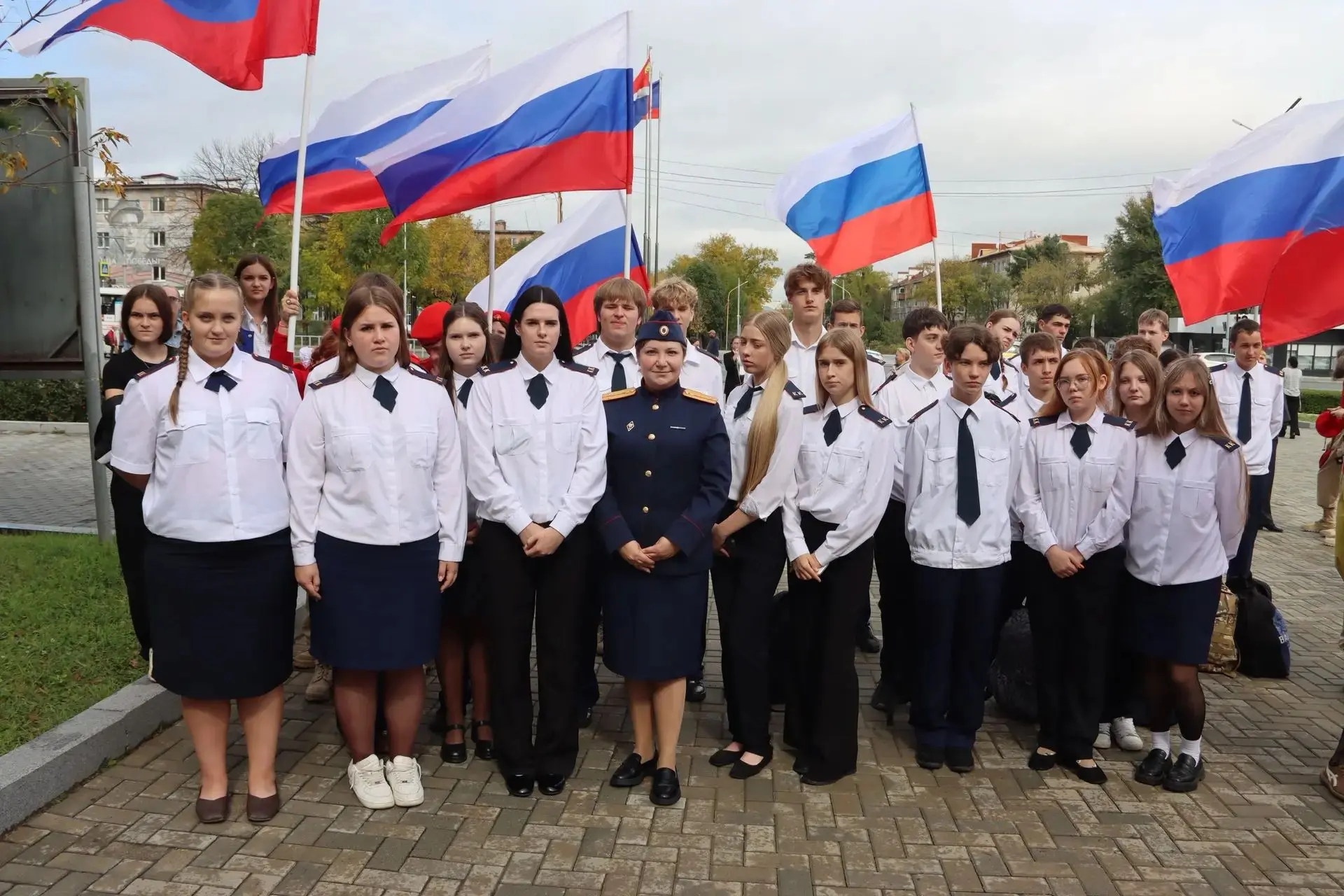 Сотрудники следственного управления СК России по Приморскому краю и кадеты приняли учас...