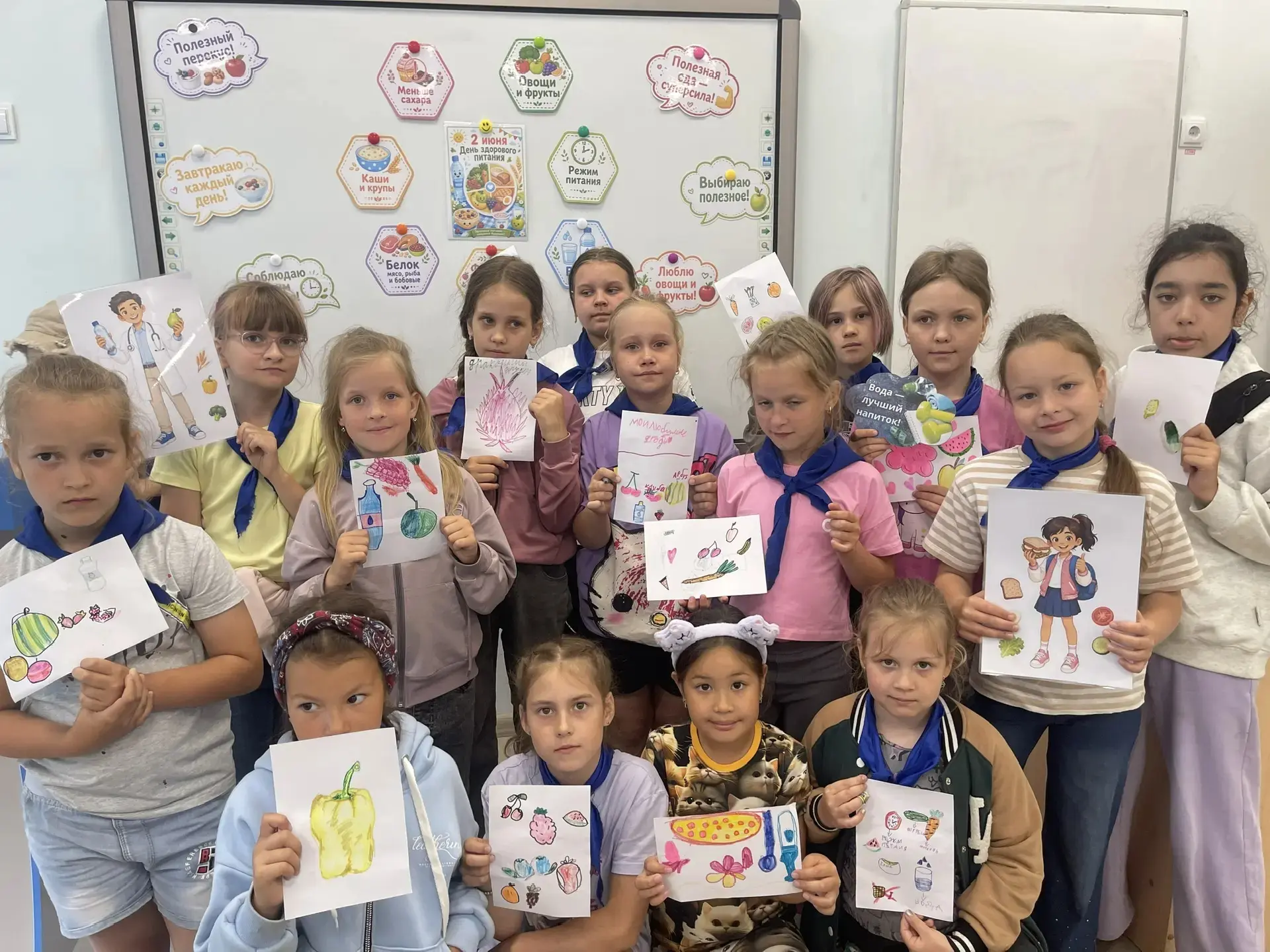 🍎🍐🍊Сегодня у Первых Приморья из нашего пришкольного лагеря прошёл тематический День правильного и